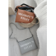 GREY BABY'S STUFF LEATHER BAG MOMMY&STROLLER 