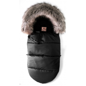 Black Leather FUR S/M ŚPIWOREK sleepingbag&pad