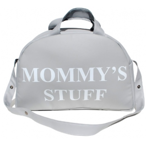 MOMMY 'S STUFF XL GREY WEEKEND & STROLLER BAG