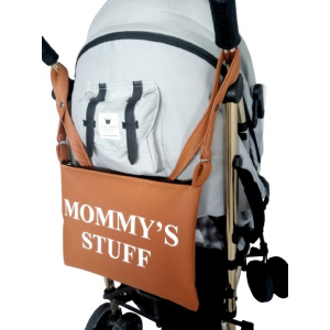 CARAMEL BABY'S STUFF LEATHER BAG MOMMY&STROLLER 