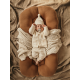 Fizjo Kokon niemowlęcy Mommy snuggle Touch KARMEL KOKON karmelowy brązowy gniazdo gniazdko me niemowlęce Tkaniny organic