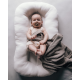 Fizjo Kokon Mommy Touch niemowlęcy biały ecru kremowy beżowy time for snuggle gniazdko niemowlęce me gniazdo Tkanina organic