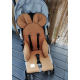 Boho Mouse Pad Karmelowa wkładka do wózka beżowa CARAMEL UNIWERSALNA WKŁADKA MATA do krzesełka do karmienia